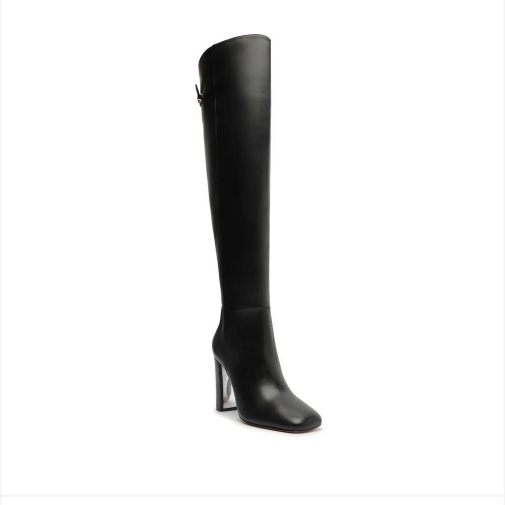 Schutz Austine Leather Boots Brand New